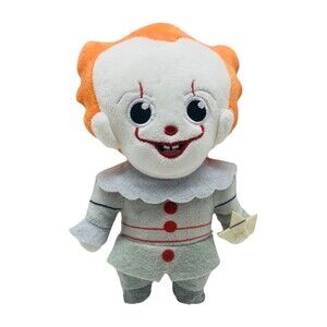 Pennywise Stephen King IT Plush Stuffed Figure 8" Kidrobot NECA Scary Clown Toy